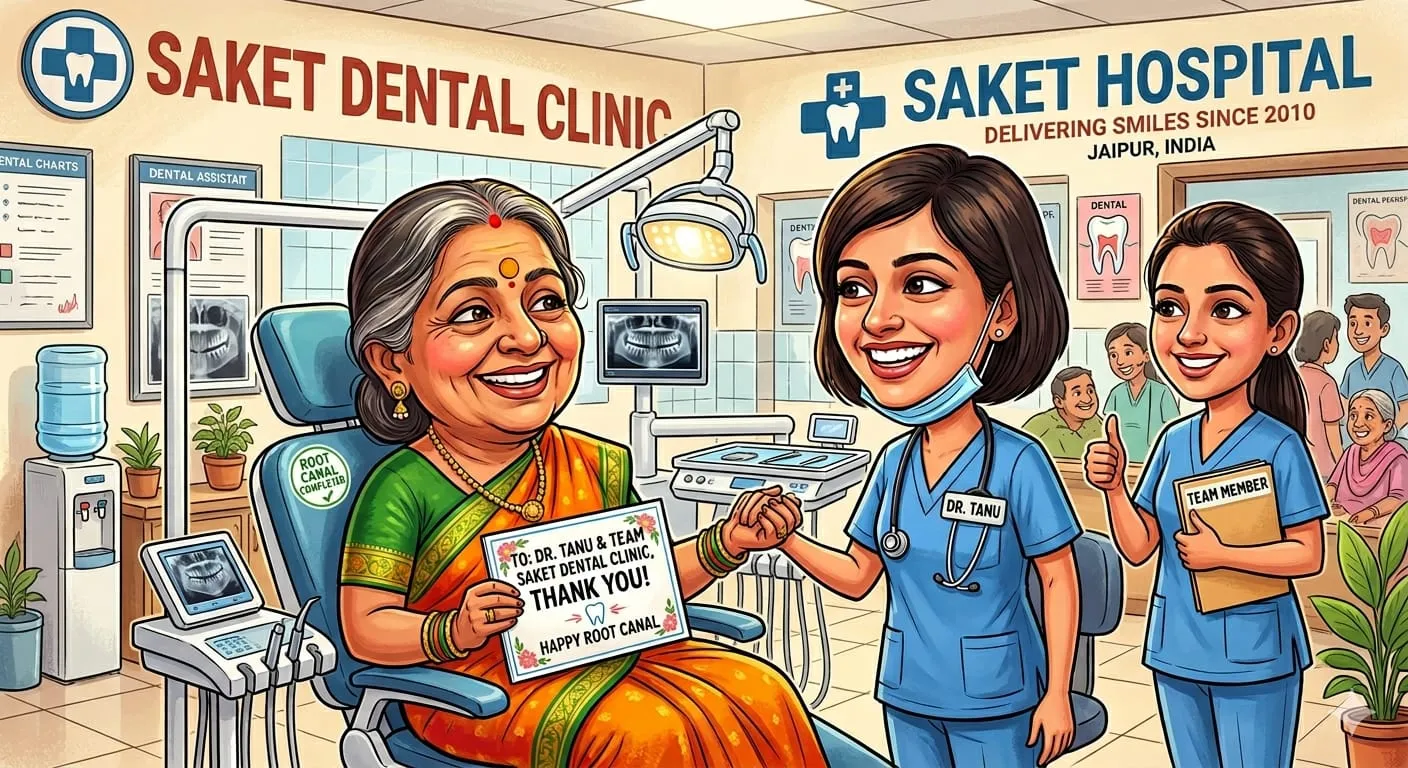 Painless Root Canal Treatment in Jaipur: How Saket Dental Clinic is Changing the Fear Around RCT